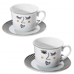 2er Tassenset - sortiert - 380 ml