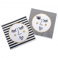 20 Servietten - sortiert - Papier