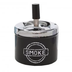 Aschenbecher - schwarz - Ø 9 cm