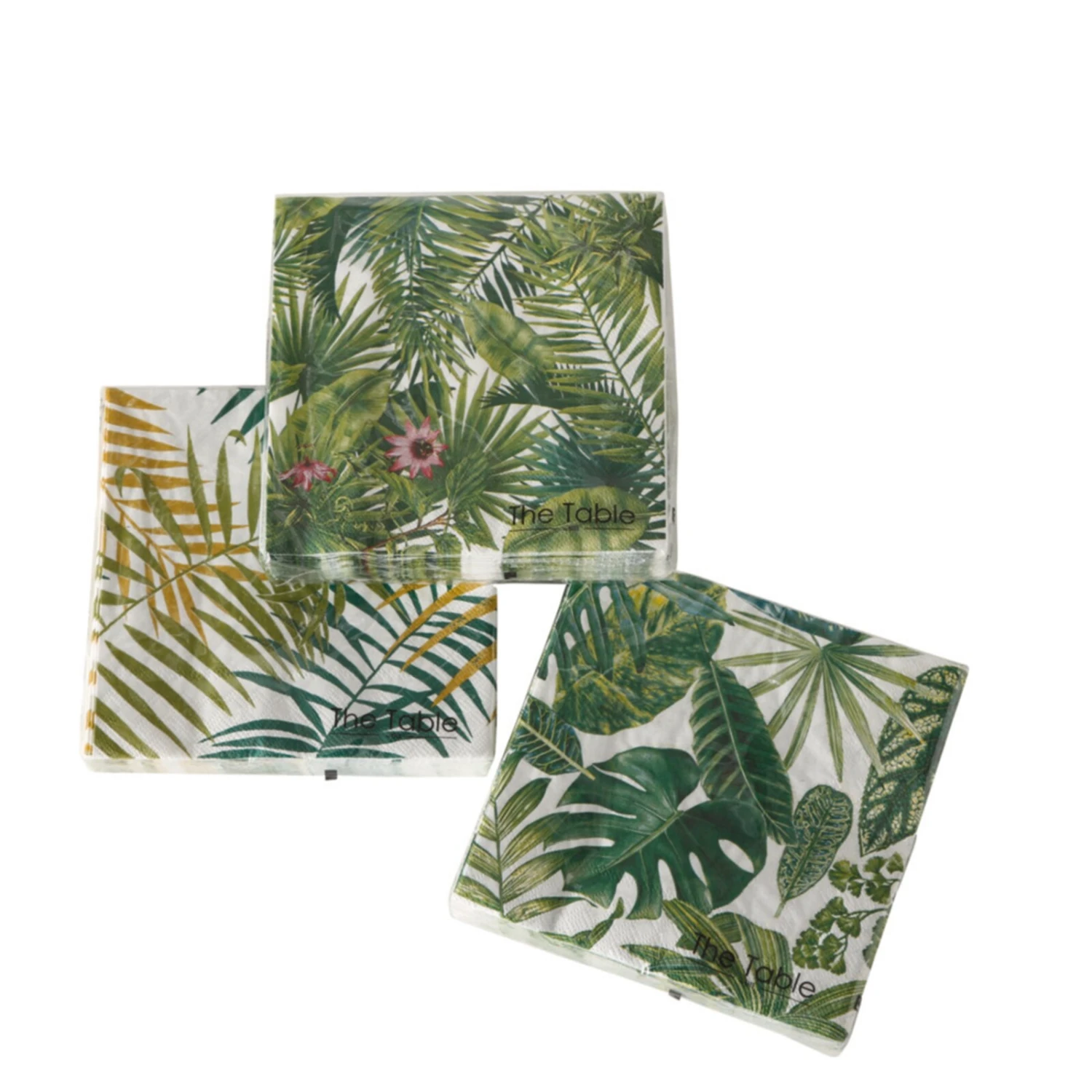 Servietten - grün - sortiert - Papier 3 Servietten - grün - sortiert - Papier