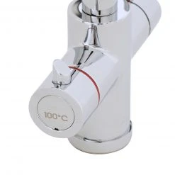 Kochendwasser-Armatur THERMOFLOW 100E - eckig - 5 Liter -Deutschland Haushalt Verkaufs-Shop 0192000301 04 1600Wx1600H