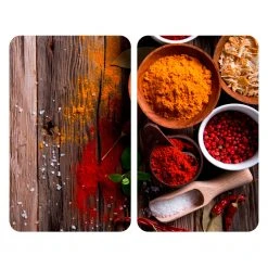 WENKO 2er-Set Glasschneideplatten GEWÜRZE