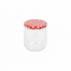 8-teiliges Einmachglas-Set - rot-weiß - Karo - 425 ml -Deutschland Haushalt Verkaufs-Shop 0310008300 02 1600Wx1600H