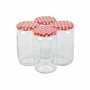 8-teiliges Einmachglas-Set - rot-weiß - Karo - 720 ml -Deutschland Haushalt Verkaufs-Shop 0310008500 1600Wx1600H