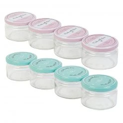 8-teiliges Einmachglas-Set - sortiert - 250 ml