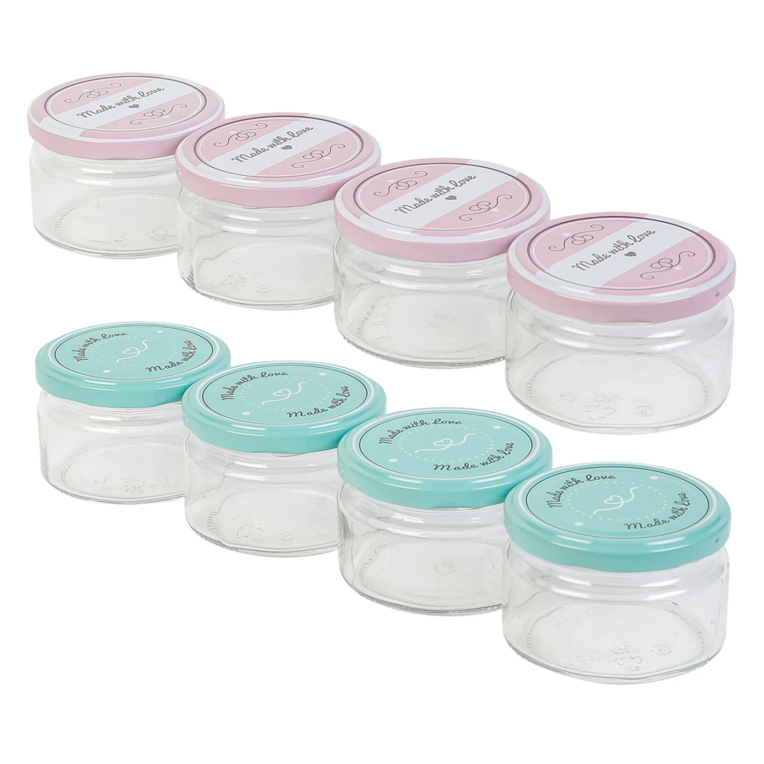 8-teiliges Einmachglas-Set - sortiert - 250 ml 3 8-teiliges Einmachglas-Set - sortiert - 250 ml