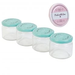 8-teiliges Einmachglas-Set - sortiert - 330 ml