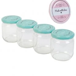 8-teiliges Einmachglas-Set - sortiert - 425 ml