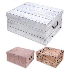Aufbewahrungsbox - Holzdekor - keine Farbauswahl