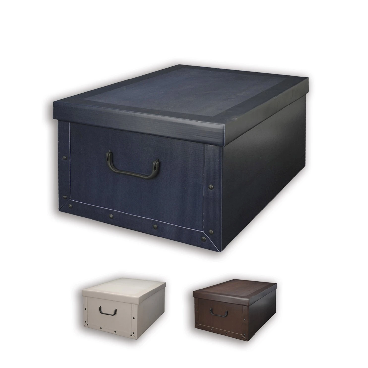 Aufbewahrungsbox - mit Kunststoffgriffen - keine Farbauswahl 3 Aufbewahrungsbox - mit Kunststoffgriffen - keine Farbauswahl