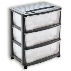 Schubladencontainer - anthrazit - 56 cm
