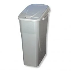 Mülleimer - silber - 25 Liter