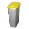 Mülleimer - silber-gelb - 25 Liter -Deutschland Haushalt Verkaufs-Shop 1002000705 1600Wx1600H