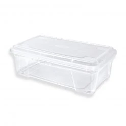 Aufbewahrungsbox - mit Deckel - transparent - 6 Liter