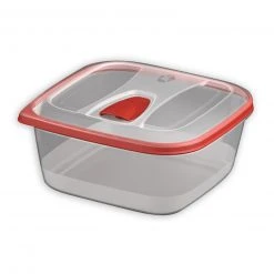 Frischhaltebox - quadratisch - 1 Liter - mit Ventil