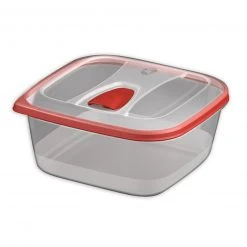 Frischhaltebox - quadratisch - 1,5 Liter - mit Ventil