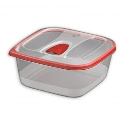 Frischhaltebox - quadratisch - 2,5 Liter - mit Ventil