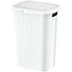 Wäschebox - weiß - 53 Liter