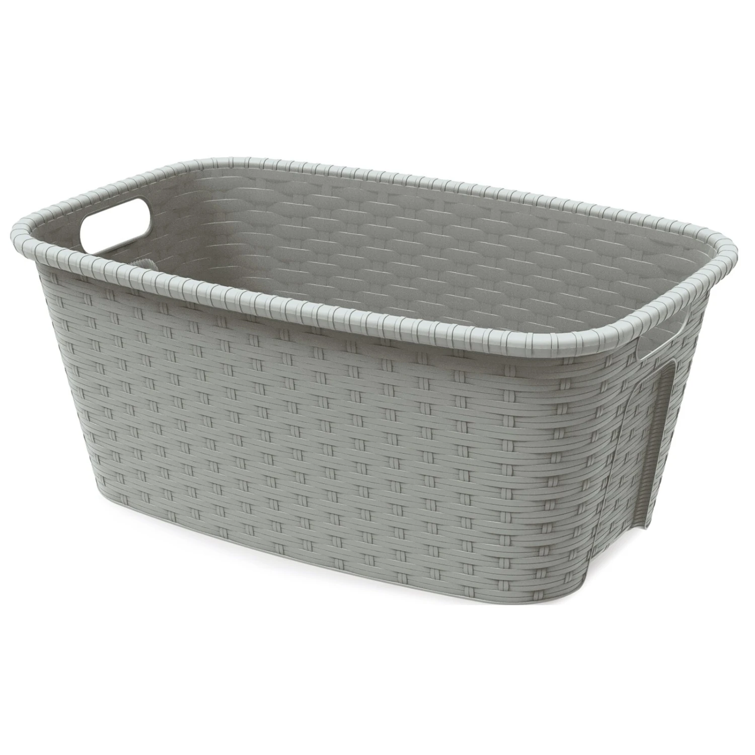 Wäschekorb - silbergrau - 35 Liter 3 Wäschekorb - silbergrau - 35 Liter