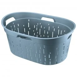 Wäschekorb - himmelblau - 42 Liter
