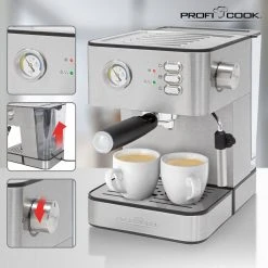 Espressoautomat - Edelstahl-schwarz - 1,8 Liter 16 Espressoautomat - Edelstahl-schwarz - 1,8 Liter -Deutschland Haushalt Verkaufs-Shop 1013008700 06 1600Wx1600H