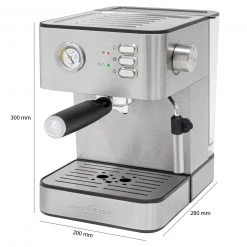 Espressoautomat - Edelstahl-schwarz - 1,8 Liter 19 Espressoautomat - Edelstahl-schwarz - 1,8 Liter -Deutschland Haushalt Verkaufs-Shop 1013008700 09 1600Wx1600H