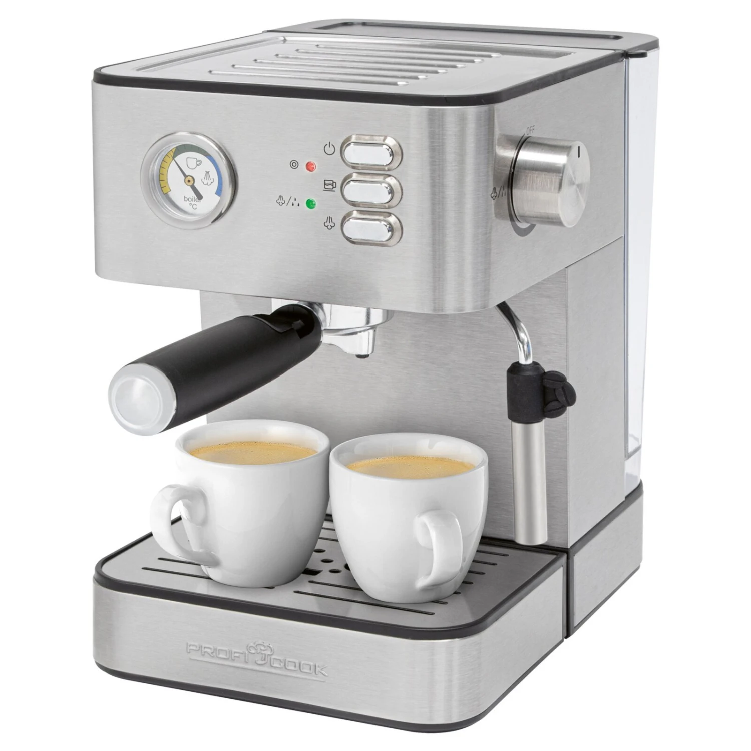 Espressoautomat - Edelstahl-schwarz - 1,8 Liter 3 Espressoautomat - Edelstahl-schwarz - 1,8 Liter