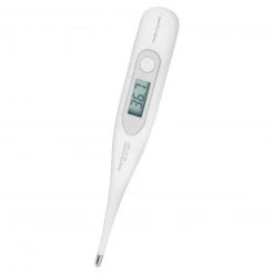 Fieberthermometer - weiß - mit LCD-Display