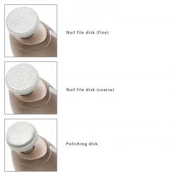 Maniküre-Pediküre-Set - weiß-champagner - 6 Aufsätze -Deutschland Haushalt Verkaufs-Shop 1013009700 03 1600Wx1600H