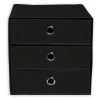 Faltbox - anthrazit - 3 Schubladen -Deutschland Haushalt Verkaufs-Shop 1015010301 1600Wx1600H