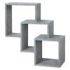 Wandregal - Betonoptik - 3 Fächer -Deutschland Haushalt Verkaufs-Shop 1015023603 1600Wx1600H