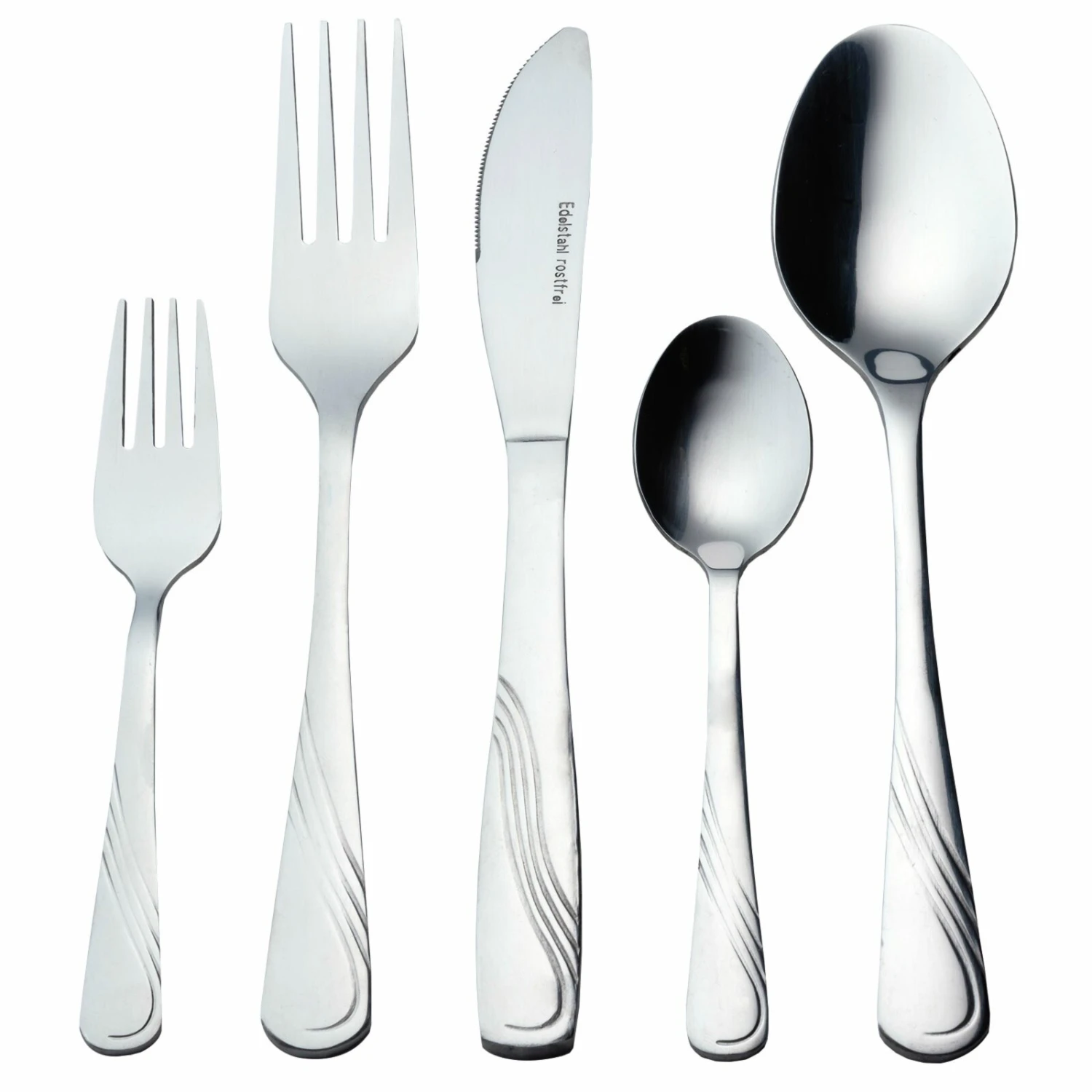 Besteckset - Edelstahl - 30-teilig - rostfrei 3 Besteckset - Edelstahl - 30-teilig - rostfrei – Bild 2