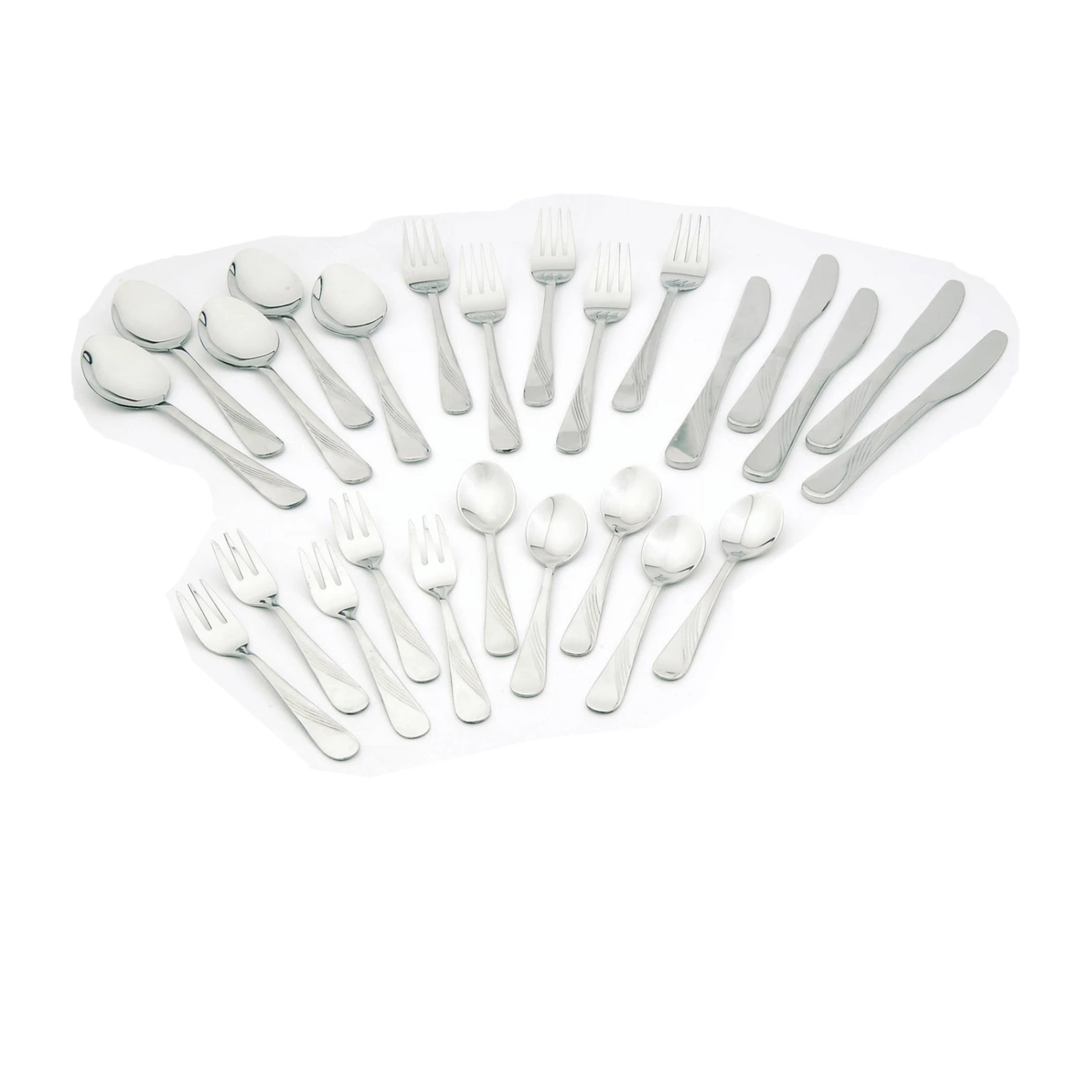 Besteckset - Edelstahl - 30-teilig - rostfrei 4 Besteckset - Edelstahl - 30-teilig - rostfrei – Bild 3