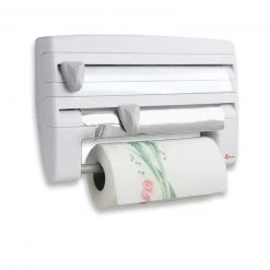 Küchenrollenhalter - weiß - für 3 Rollen