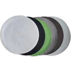 Tischset - farblich sortiert - rund - Ø 38 cm