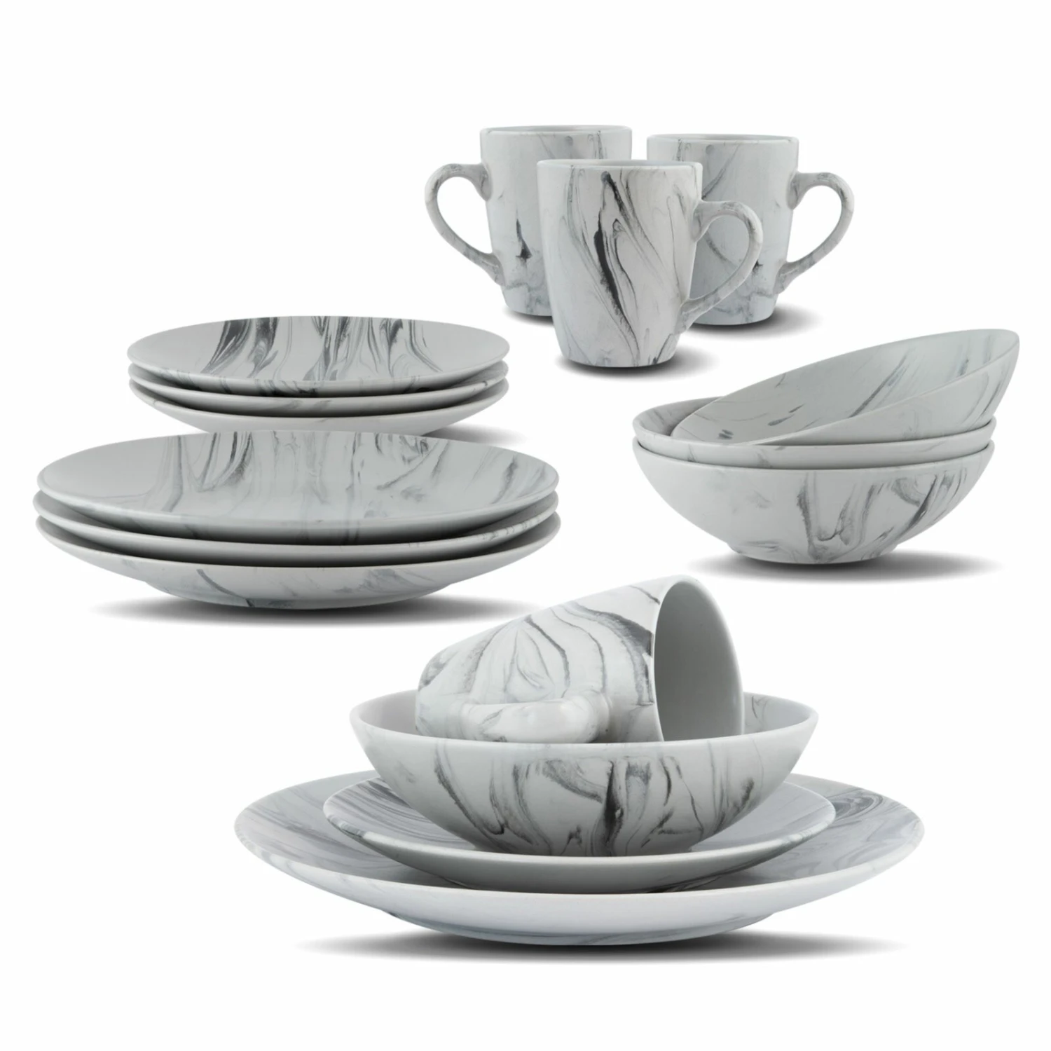 Tafelservice - marmor - 16-teilig 3 Tafelservice - marmor - 16-teilig