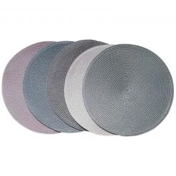 Tischset - rund - verschiedene Farben