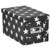 CD-Aufbewahrungsbox - Sterne - schwarz-weiß - 16,5x15 cm -Deutschland Haushalt Verkaufs-Shop 1015116900 1600Wx1600H