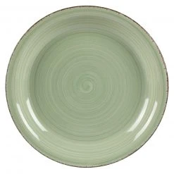 Teller - grün - flach - Ø 27 cm