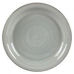 Teller - blau - flach - Ø 27 cm