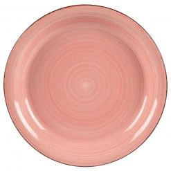 Teller - rosa - flach - Ø 27 cm