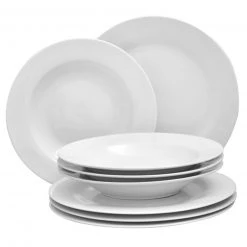 CleverPick 8-teiliges Tafelset - weiß - Porzellan