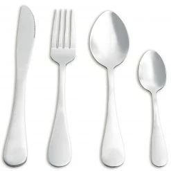 Besteck-Set - Edelstahl - 24-teilig - rostfrei