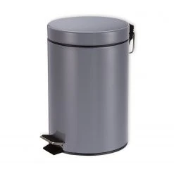 Treteimer - hellgrau - 3 Liter - 26 cm