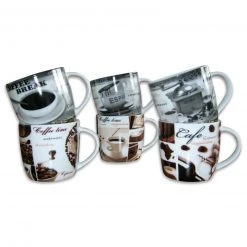 Kaffeebecher - Kaffeemotive - sortiertes Design