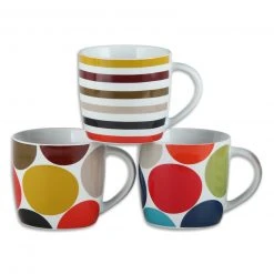 Kaffeebecher - grafische Muster - sortierte Designs