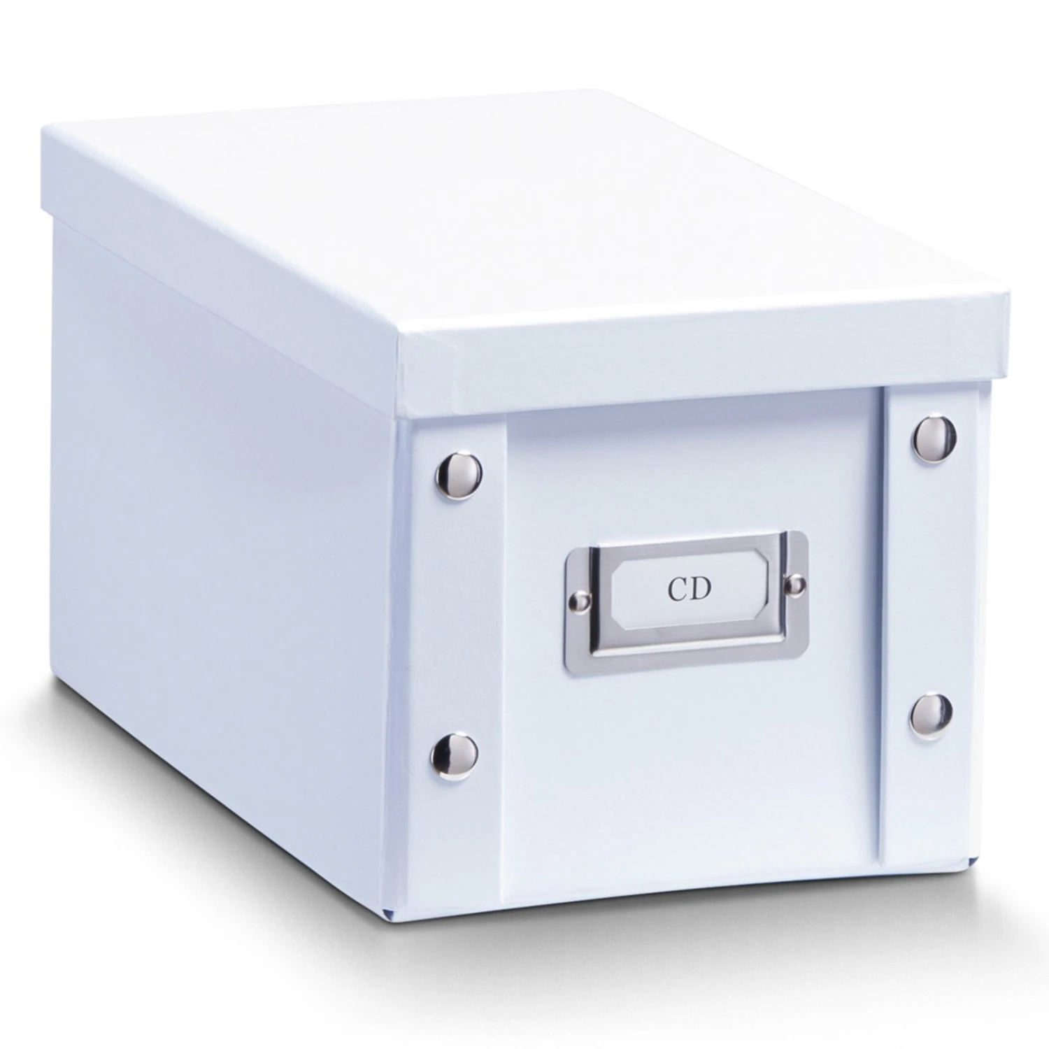 CD-Aufbewahrungsbox - weiß - 16x15cm 3 CD-Aufbewahrungsbox - weiß - 16x15cm