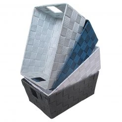 Aufbewahrungskorb - 4-fach sortiert - 28x20 cm