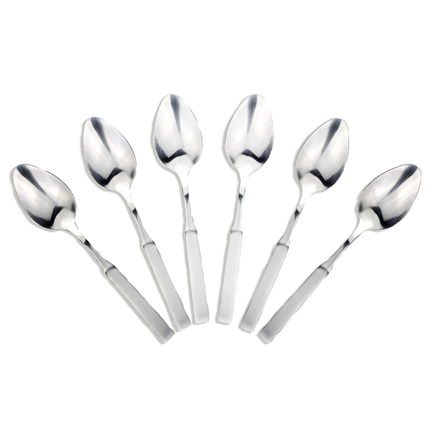 Teelöffel - Edelstahl - 6 Stück 3 Teelöffel - Edelstahl - 6 Stück