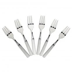 Kuchengabel - Edelstahl - 6 Stück